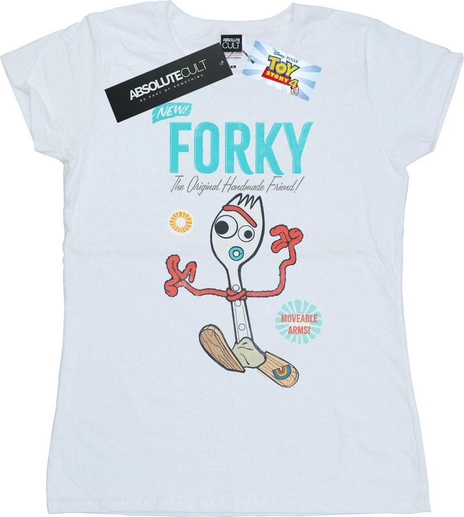 Disney - "Toy Story 4 Handmade Friend" T-Shirt für Damen BI44429 (M) (Weiß)