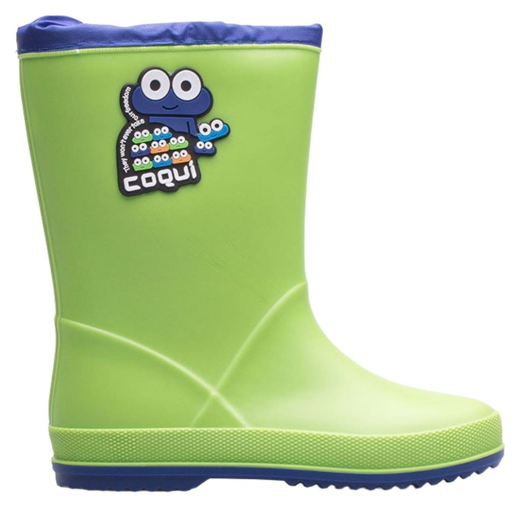 COQUI RAINY COLLAR Kinder Gummistiefel Grüne Stiefel 25