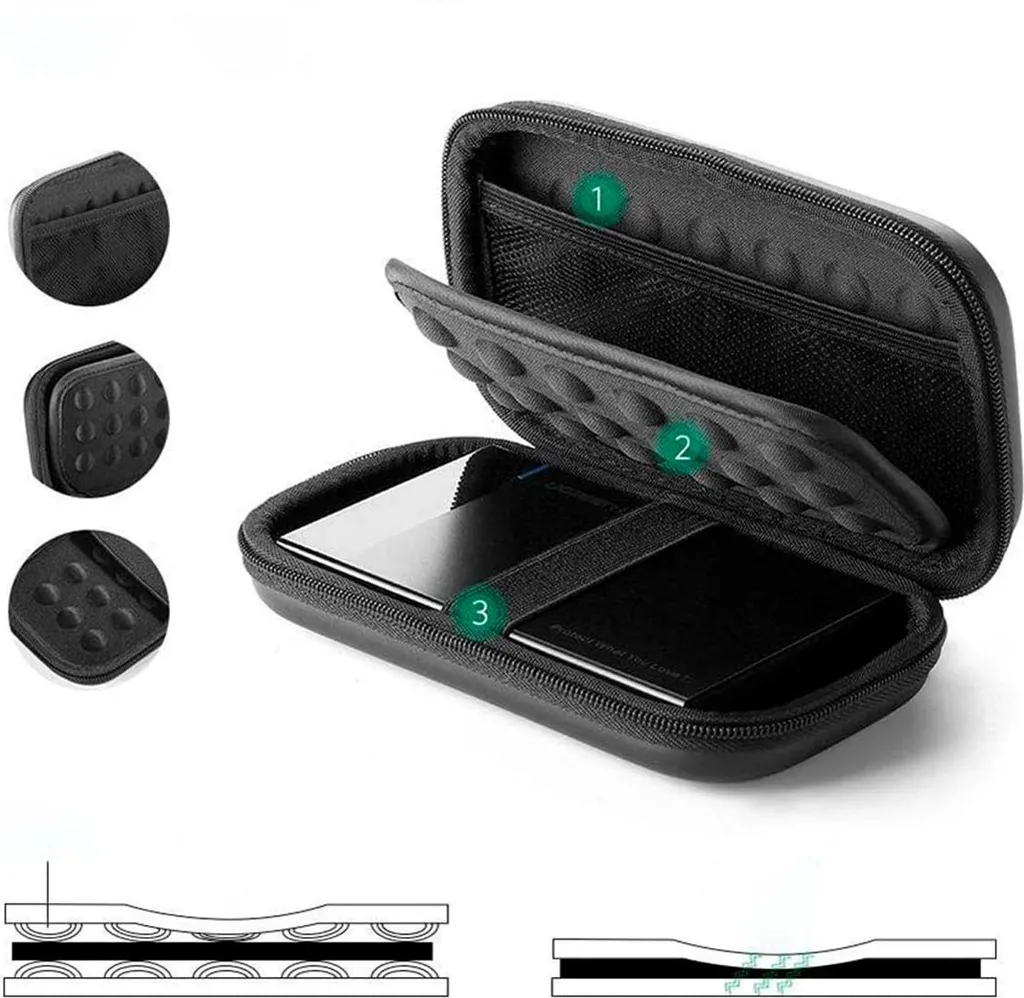 Ugreen LP128 L: La Custodia da Viaggio per Hard Disk e Tech Gadget - 27