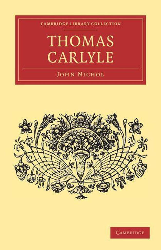 Thomas Carlyle.by Nichol, John New .