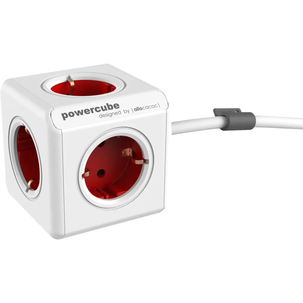 Bloc multiprise PowerCube Extended Allocacoc 3m avec 5 prises Schuko 18549 - 2