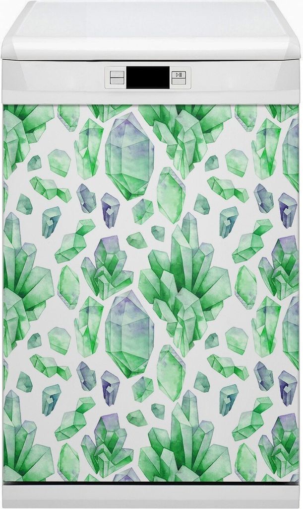 Abwaschbar 45x80 cm Geschirrspüle Magnetmatte Küche Dekorative - Kristalle