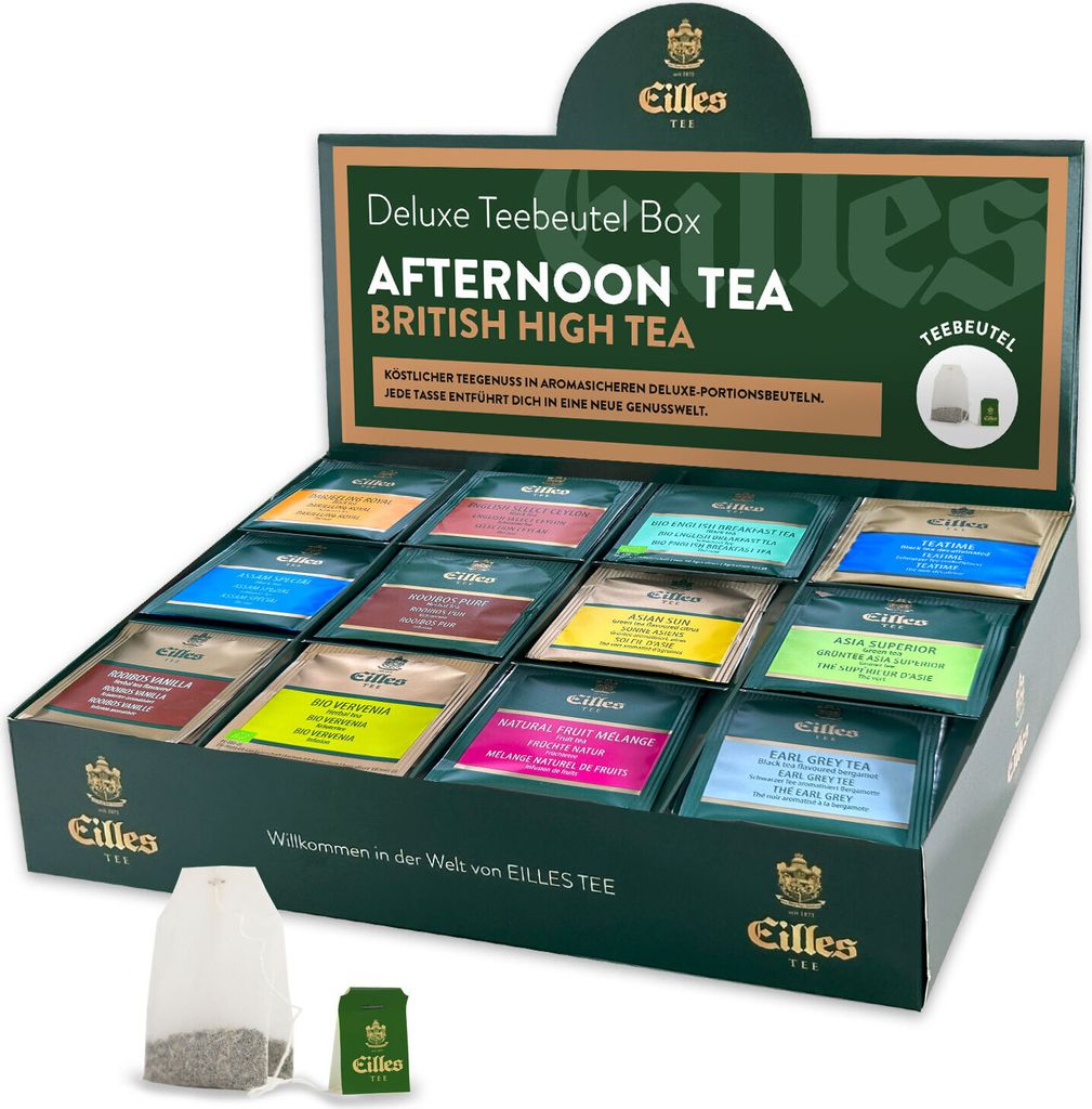 BRITISH AFTERNOON Mischbox mit 12 Sorten EILLES Deluxe Produktbild 