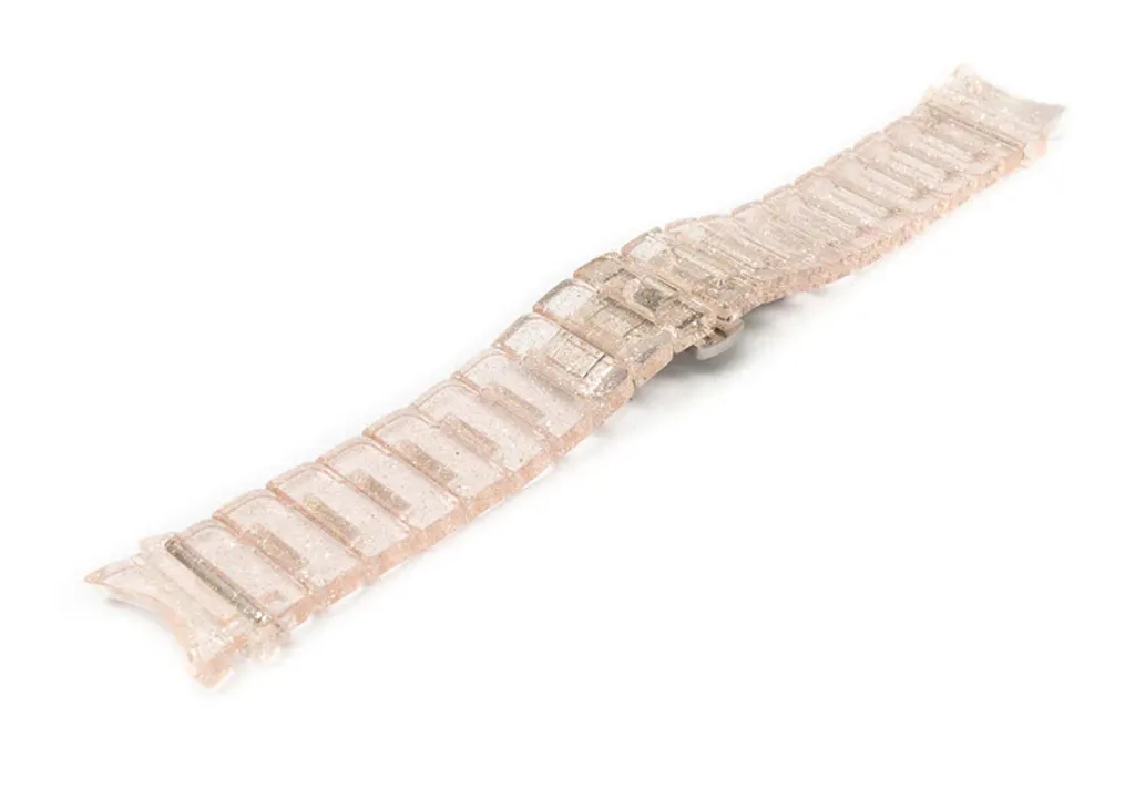 Bracciale SYSTEM-S PC 20mm Rosa Glitter per Galaxy Watch 5/4 - Qualità - 5