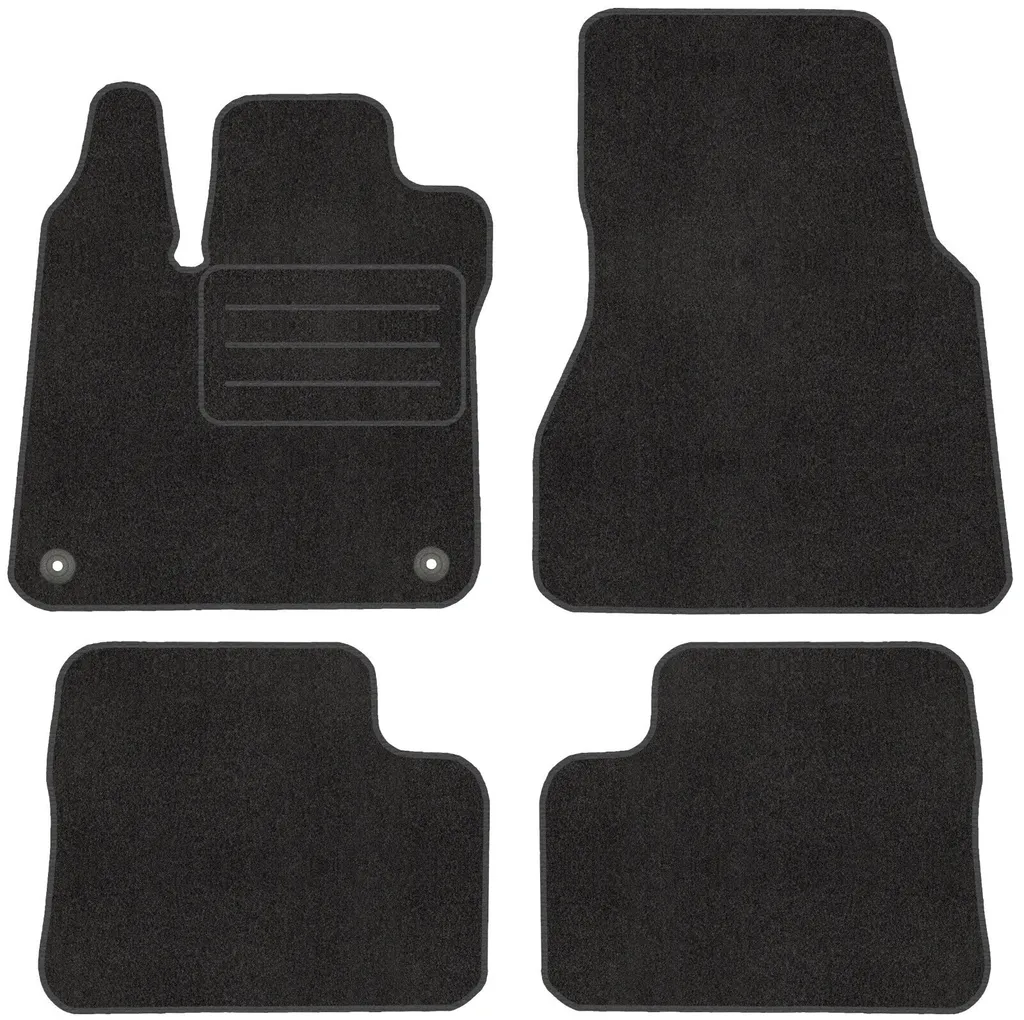Tappetini Smart ForFour II (2014-2020) Velluto Premium - Set Completo