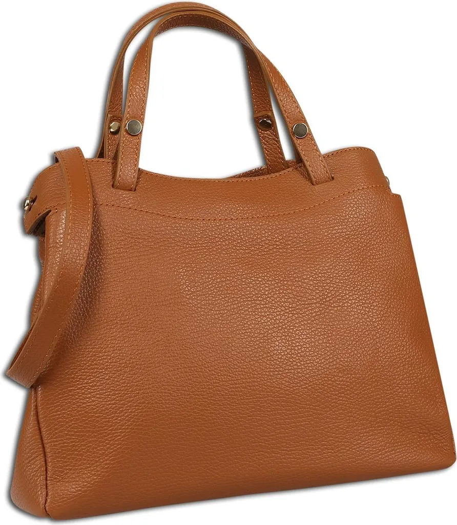 Sac cabas porté épaule marron clair Toscanto - Format moyen 31cm polyvalent