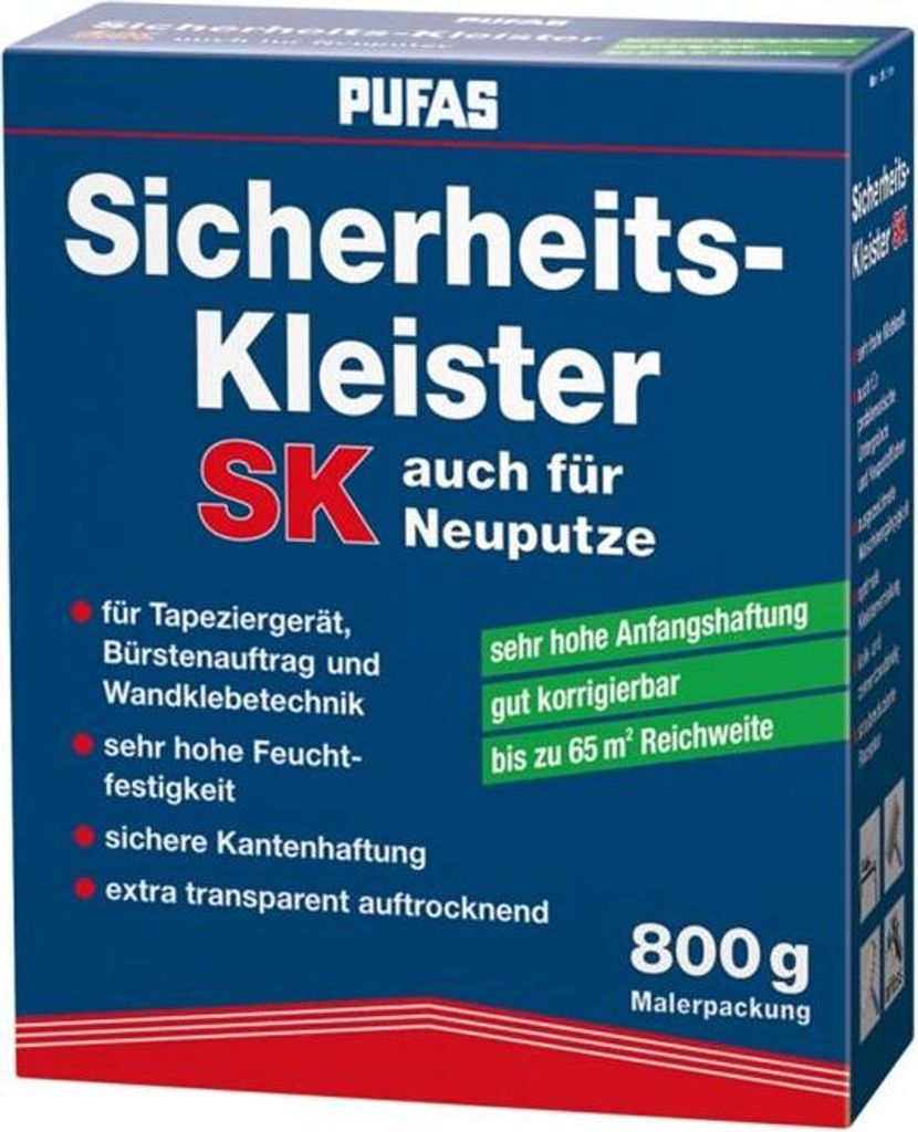 Pufas Sicherheitskleister 800g 22902000 Produktbild 