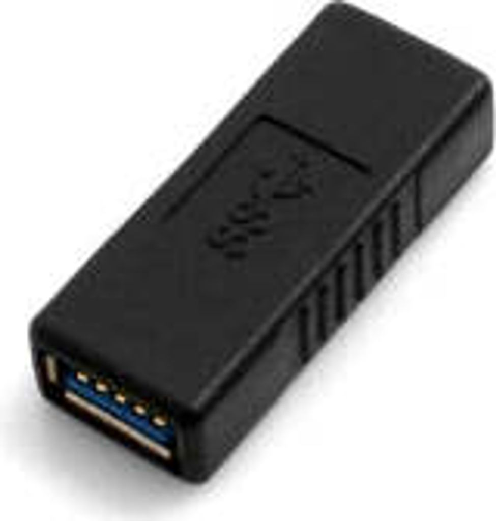 SYSTEM-S USB A 3.0 Buchse auf USB A 3.0 Buchse Kabel Adapter Stecker Converter