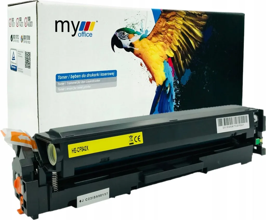 Cartouche de Toner Jaune HP CF542X 203X pour Imprimante LaserJet M281