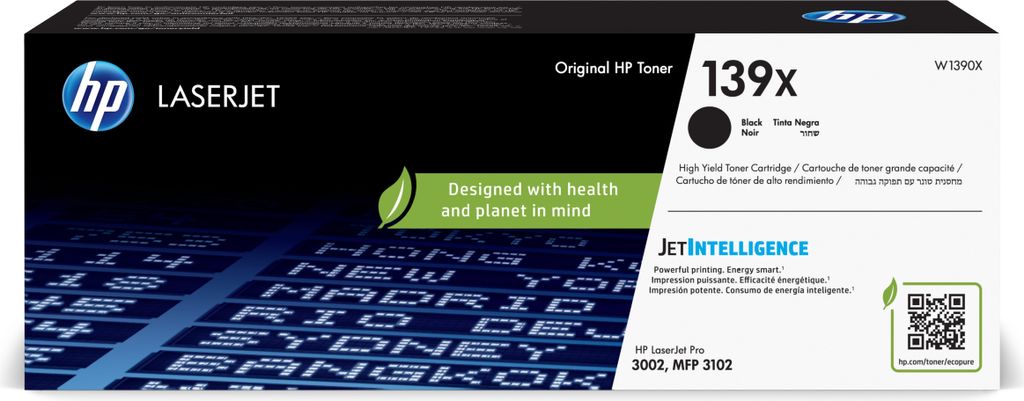 HP LaserJet Cartouche de toner authentique noir 139X grande Image du produit 