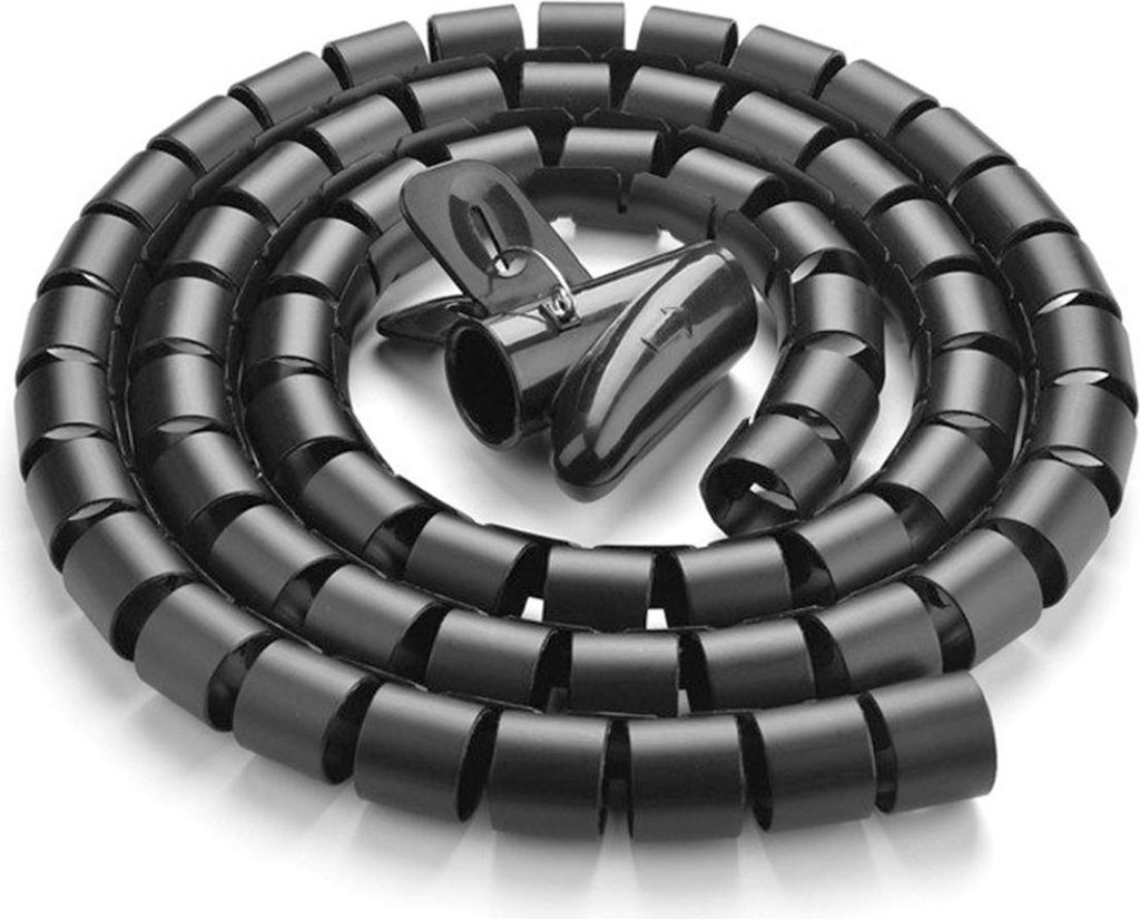 Kabel-Organizer-Abdeckung 3m schwarz