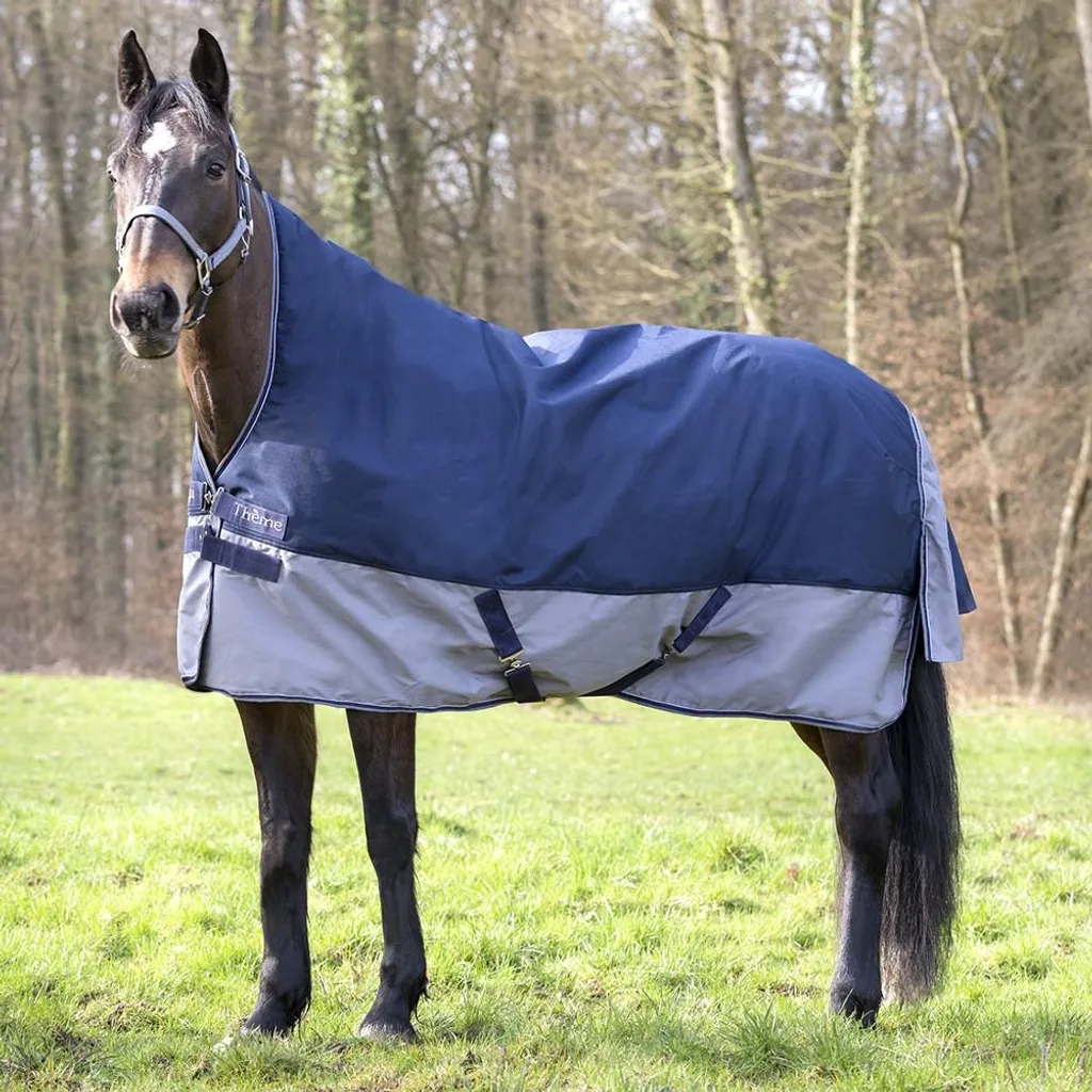 Couverture de pré Equithème Tyrex 600D High Neck 150g Taille 155