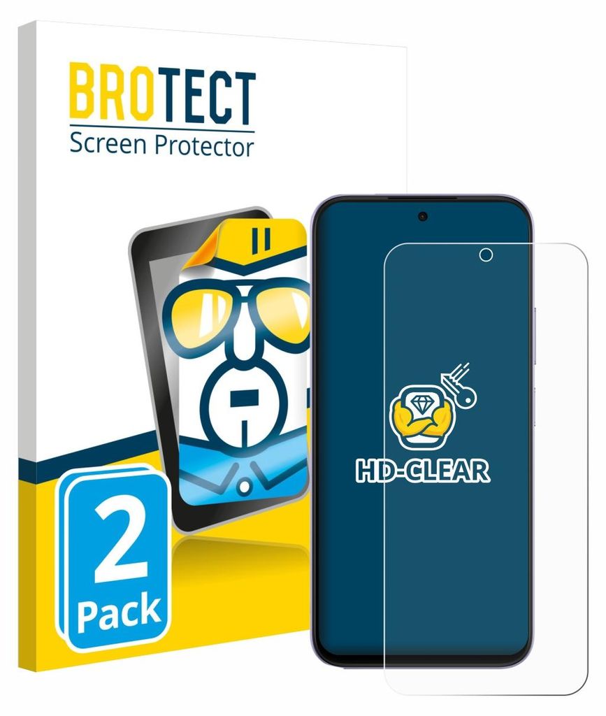 2x Für Oppo A6x 5G Schutzfolie BROTECT Displayschutz Display Schutz Folie Klar Transparent