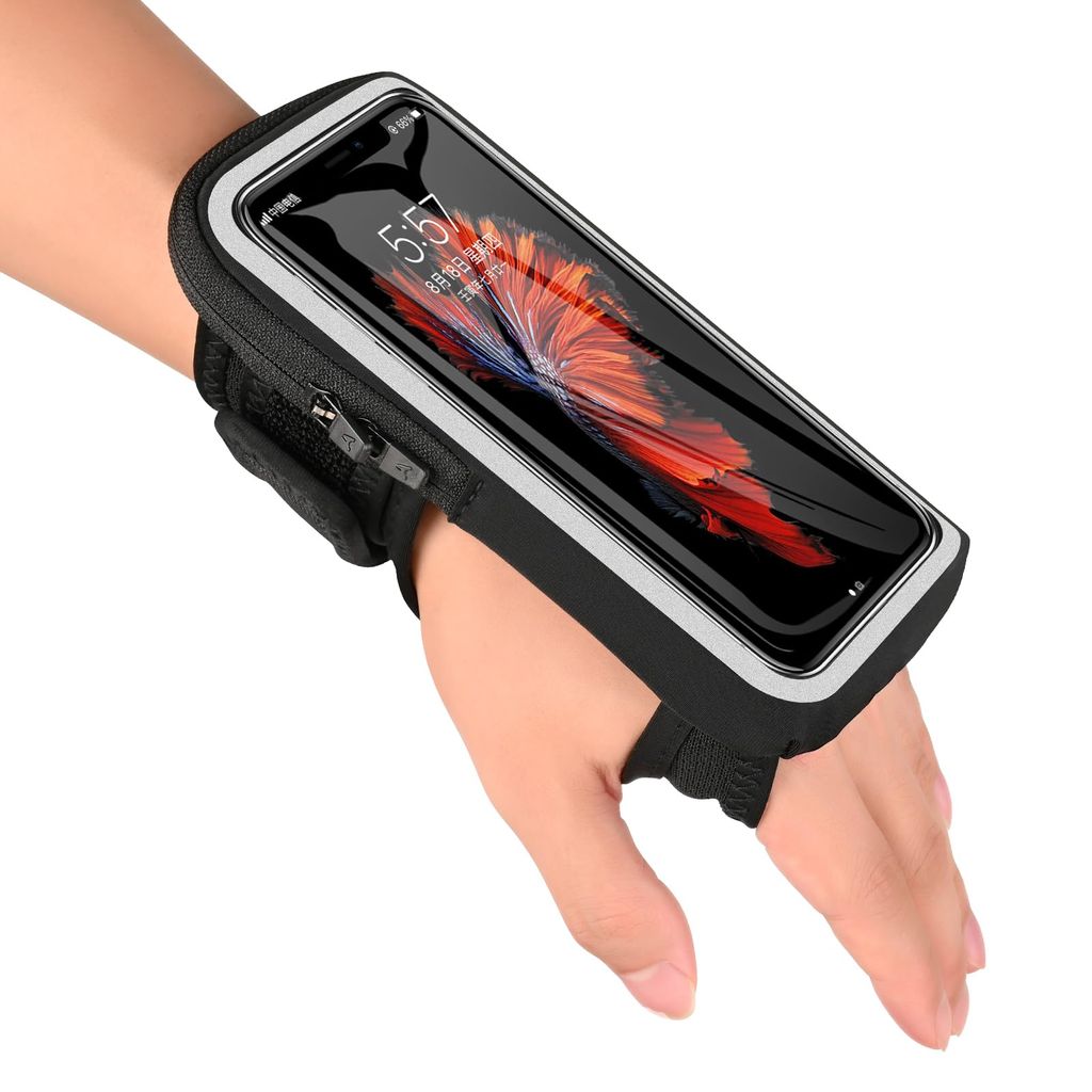 Armband Armtasche, Handy Sportarmband Armband,für 7 Zoll Mobiltelefone,Ausgestattet mit Reißverschlüssen, Taschen, wasserdicht und schweißfest