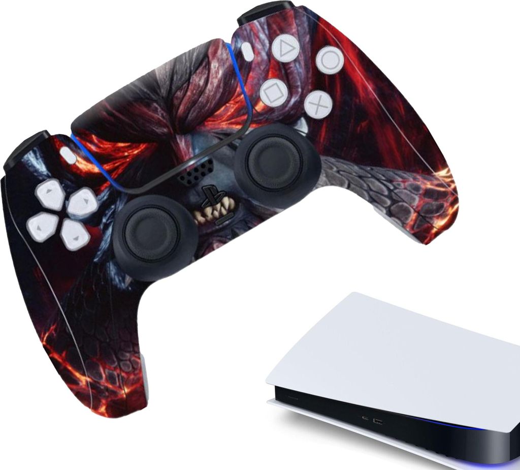 Controller-Aufkleber für PS5, PlayStation 5 – Performance-Gaming-Skin – Schutzzubehör – Beast