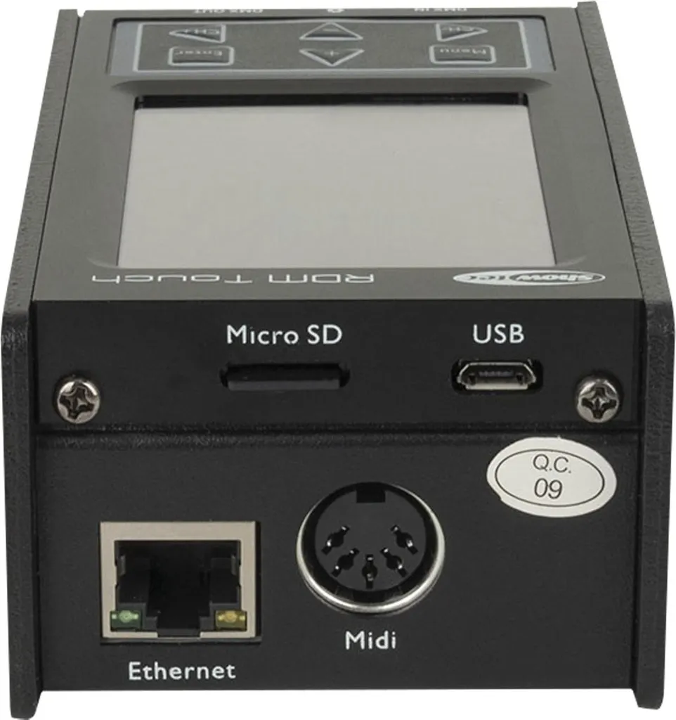Interface de diagnostic DMX Showtec RDM Touch tactile pour Art-Net MIDI - 5