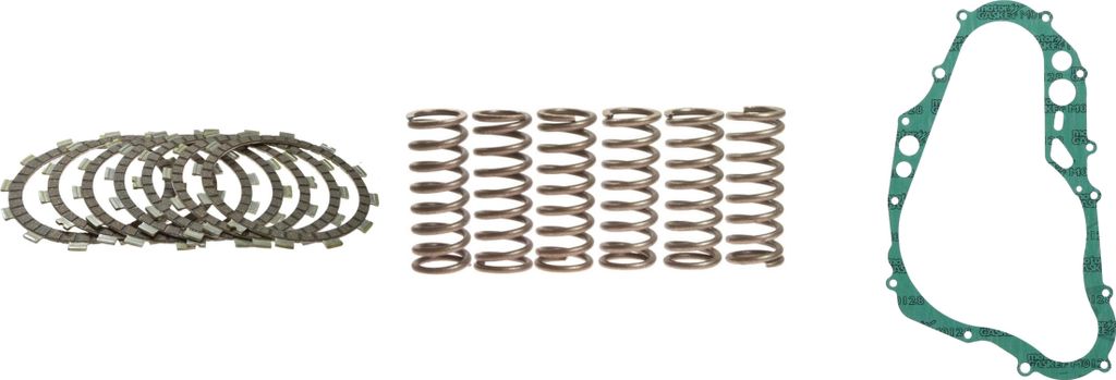 Kupplung Set für Yamaha YFM 400 FP Big Bear Baujahr 2003-2004 Kupplungslamellen Kupplungsfedern Kupplungsdeckeldichtung von pamoto - Neu