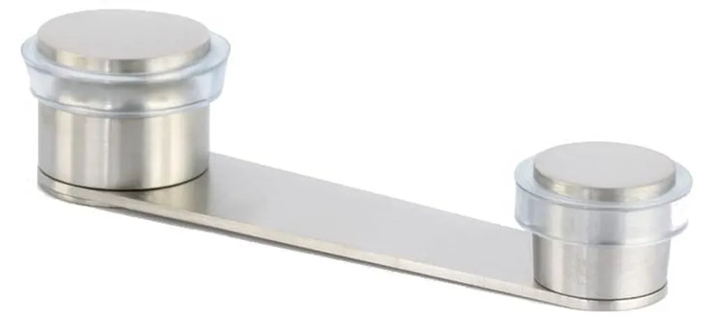 Butoir de porte inox AISI 304 pivotant fixation sans perçage ou vis