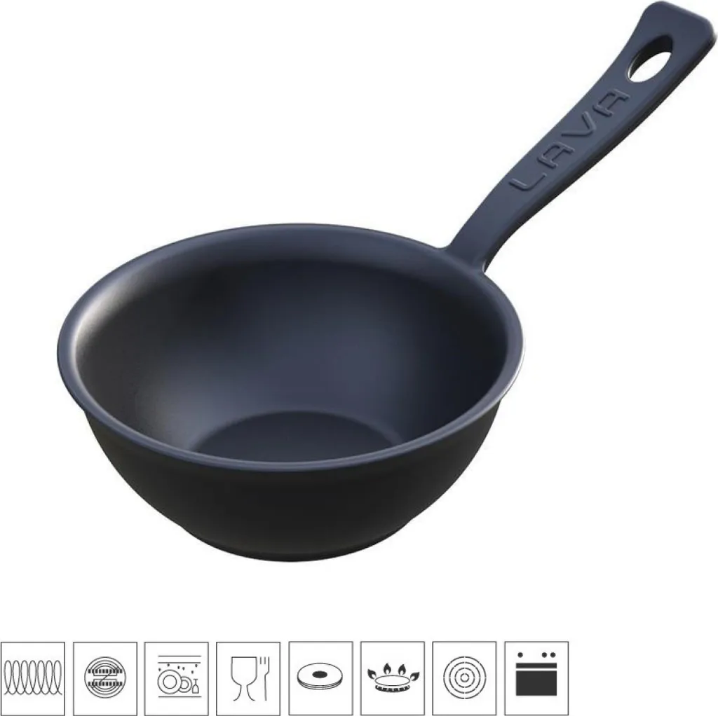 LAVA METALLO Padella per salse in ghisa con manico 7 cm