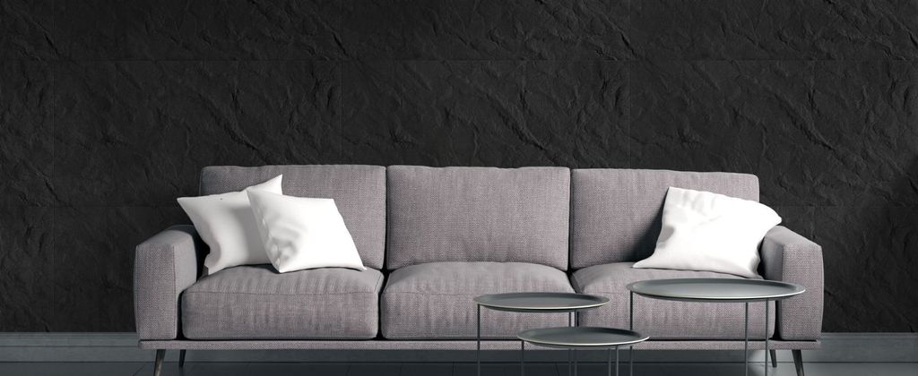 DECCART | 3D Wandpaneele Polystyrol Schwarz | Produktbild