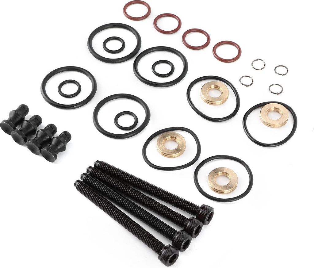 4Sets Kraftstoffeinspritzdichtung Reparatursatz Dichtungsbaugruppe Klemmbolzen 1417010997 Passend für A2/A3/A4/A6