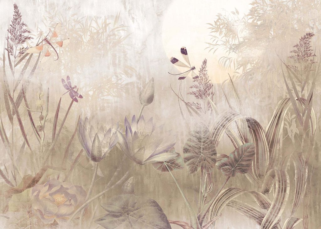 Fototapeta vliesová X7-1092 Dragonfly Pond 350x250 cm Obrázek produktu