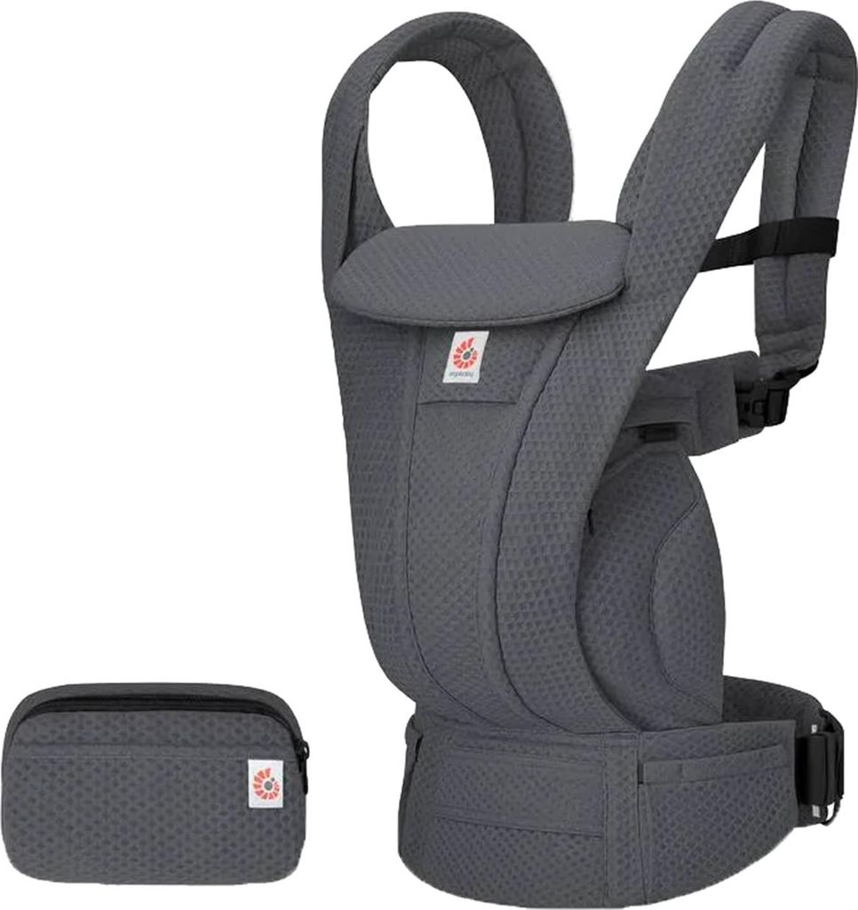 Ergobaby Omni Deluxe Mesh Babytrage - Graphite Grey | Produktbild 