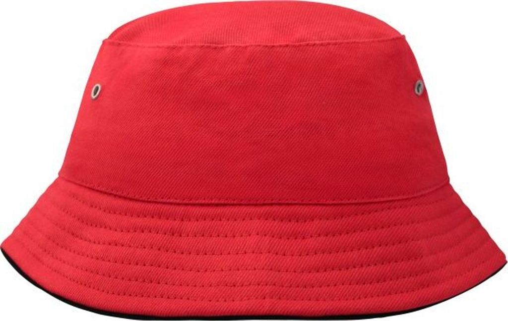 Trendiger Kinderhut aus weicher Baumwolle red/black, Gr. Produktbild 