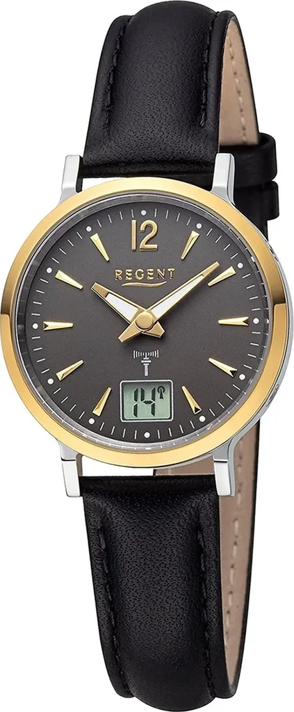 Montre Regent D2URFR283 finie la corvée du réglage de l'heure en cuir
