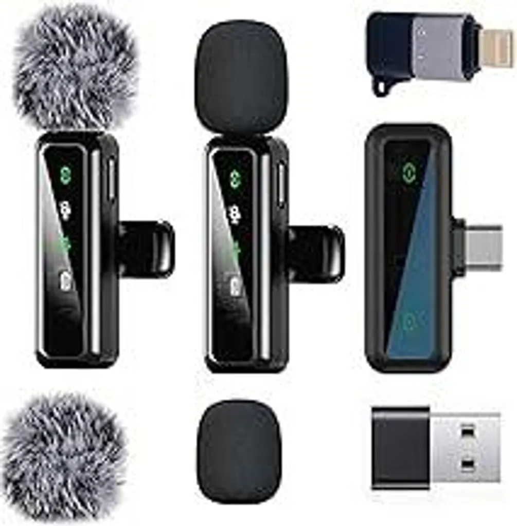 Microfono Wireless Invisibile per iPhone e iPad - Audio Professionale