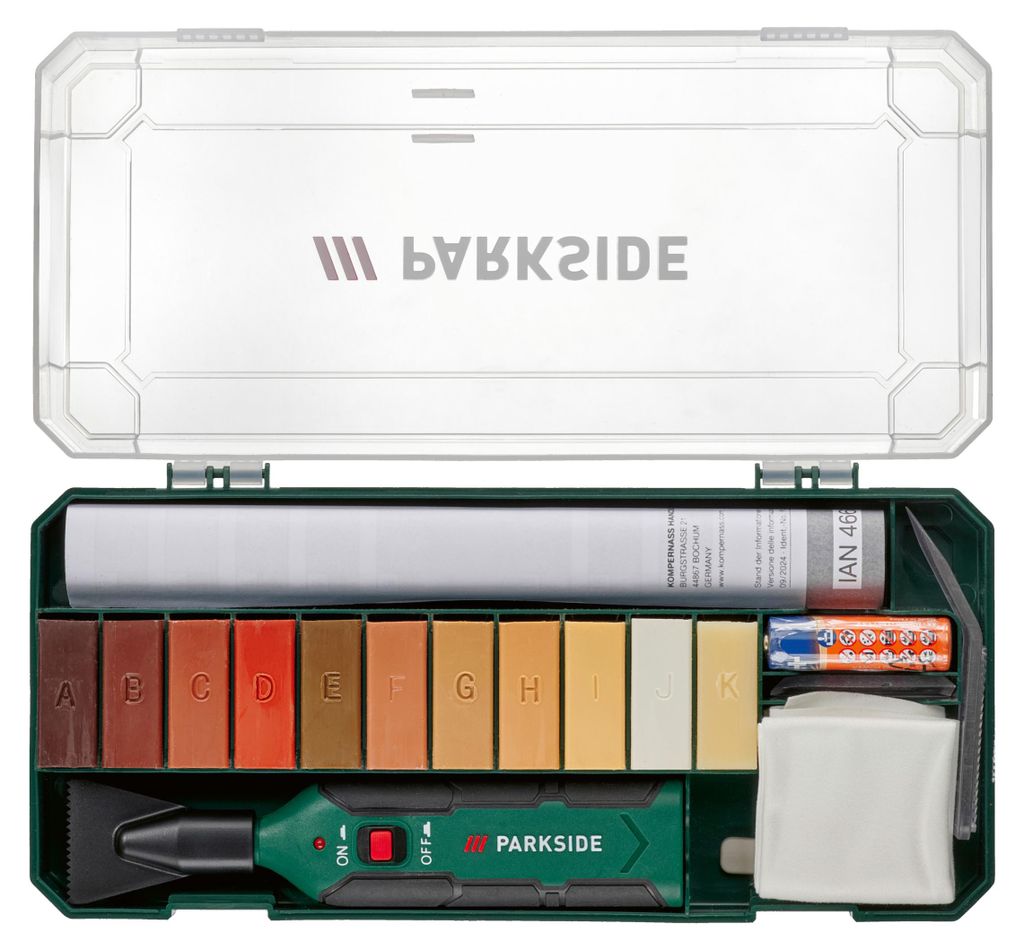 PARKSIDE® Laminat-/Parkett- und Fliesen Reparatur Set PFRS Produktbild 