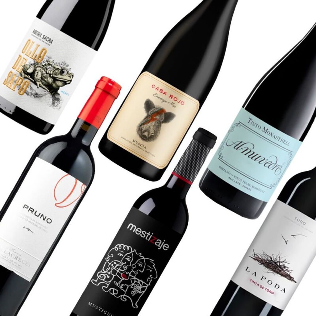 PACK CATA Uvas Tintas de España Wein-Pakete Spanien 450.00 cl 14.0 %