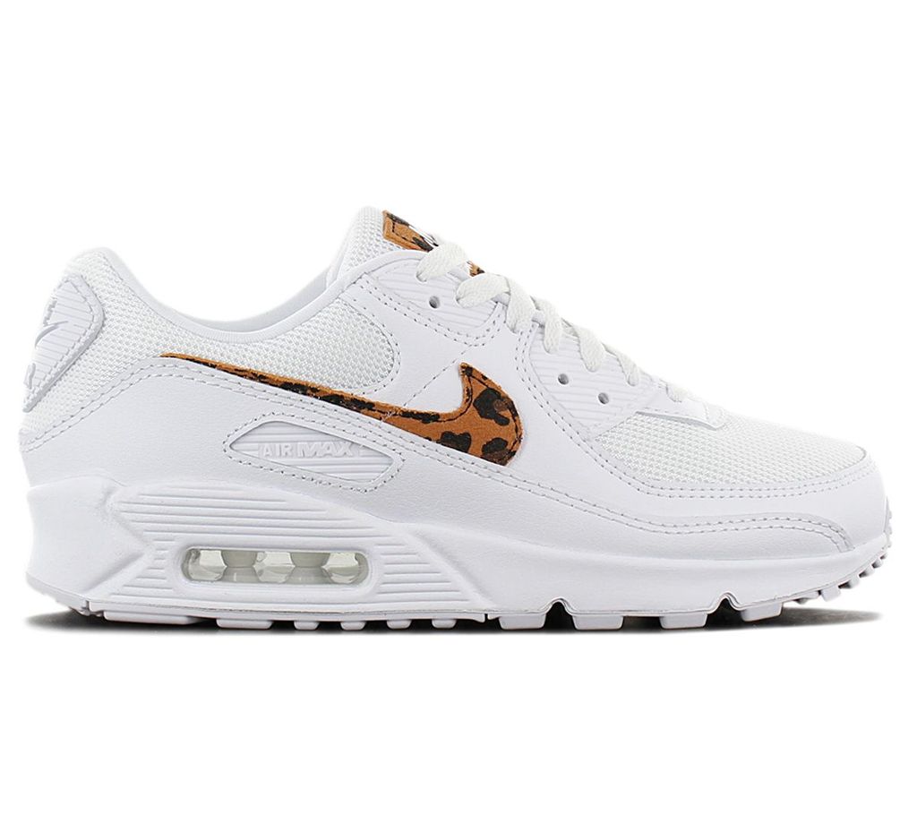 Nike Air Max 90 AX Leopard (W) - Damen Schuhe Weiß DH4115-100 , Größe: EU 40.5 US 9