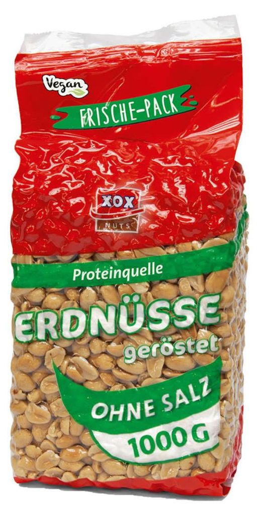 XOX orzeszki ziemne prażone bez soli o delikatnym Zdjęcie produktu 