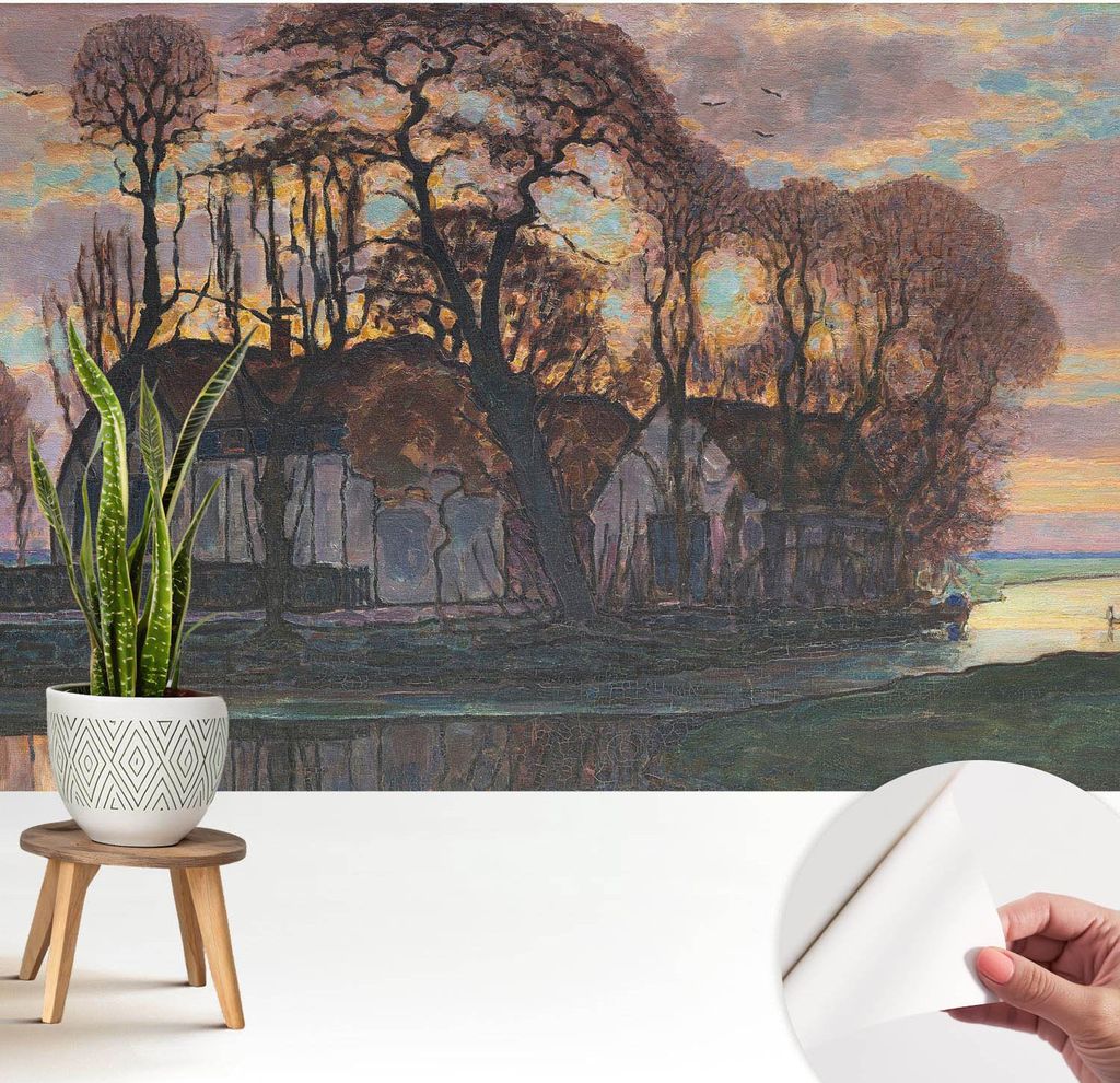 Fototapete selbstklebend - 208x146 cm - Tapete - Wandtapete - Wandbilder - Klebefolie - Dekofolie - Tapete Folie - Wand - Dekoration - Wohnzimmer -...