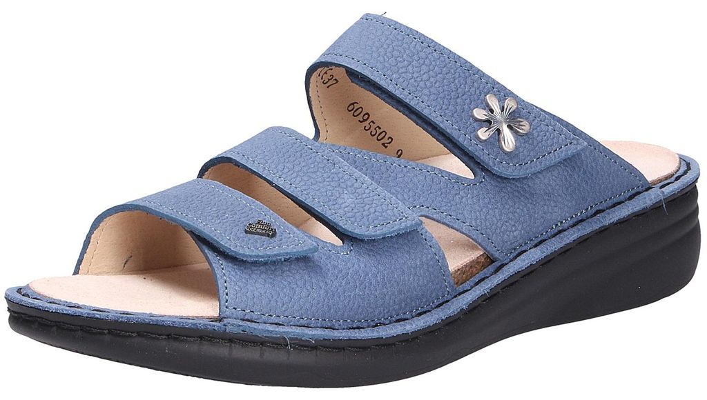 Finn Comfort Damen Pantolette GRENADA blau Größe EUR 38 Produktbild 