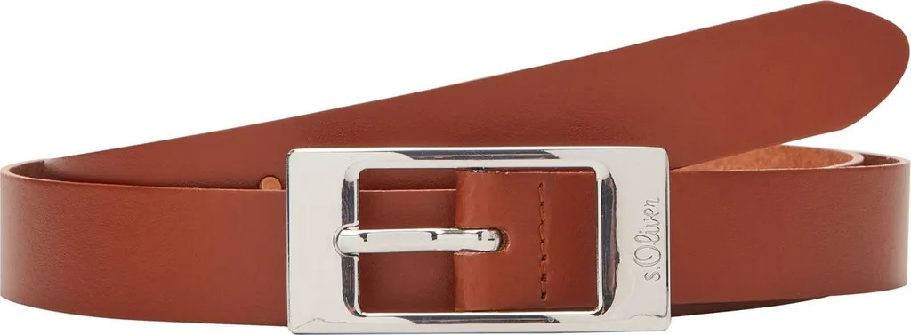 Cintura s.Oliver Marrone W105 in Cuoio | Idea Regalo Uomo Originale