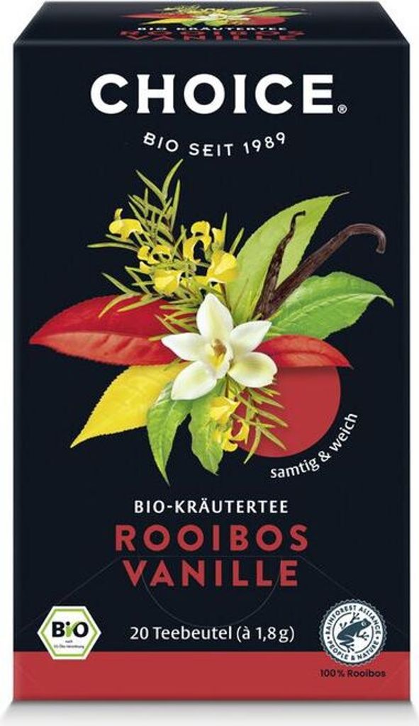 Choice Yogi Tea CHOICE Rooibos Vanille - - 36g x 6 - 6er Pack VPE