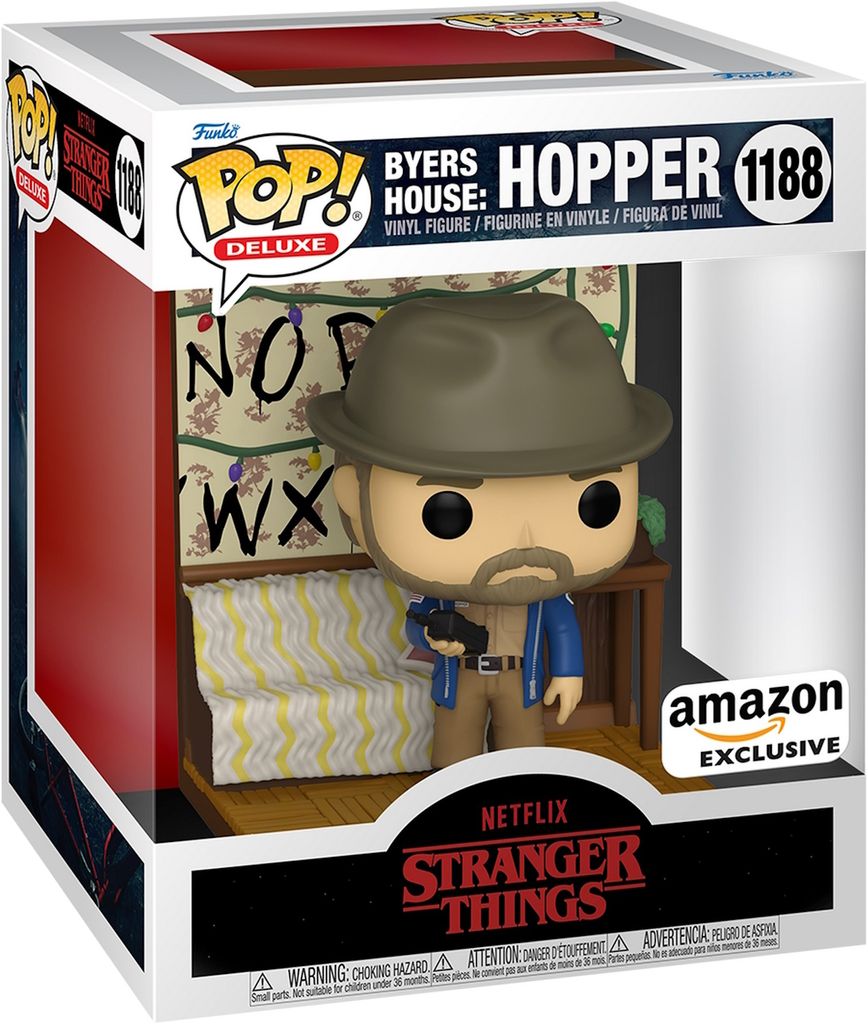 Stranger Things - Byers House: Hopper 1188 Amazon Exclusive - Funko Pop! Deluxe