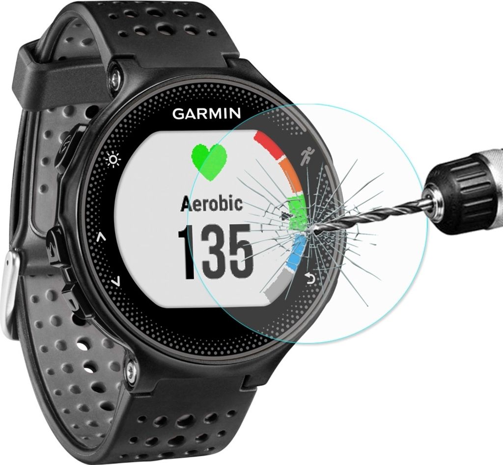 0,2 mm 9H Hart Glas für Garmin Forerunner 235 Transparent Schutz Folie Glass