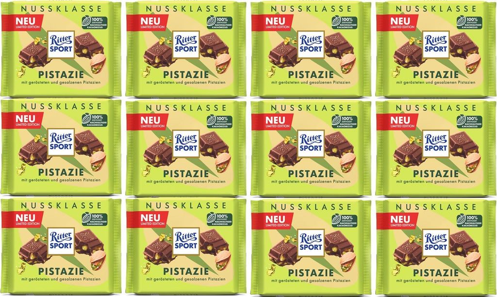 Ritter Sport Pistazien (12x 100gr)