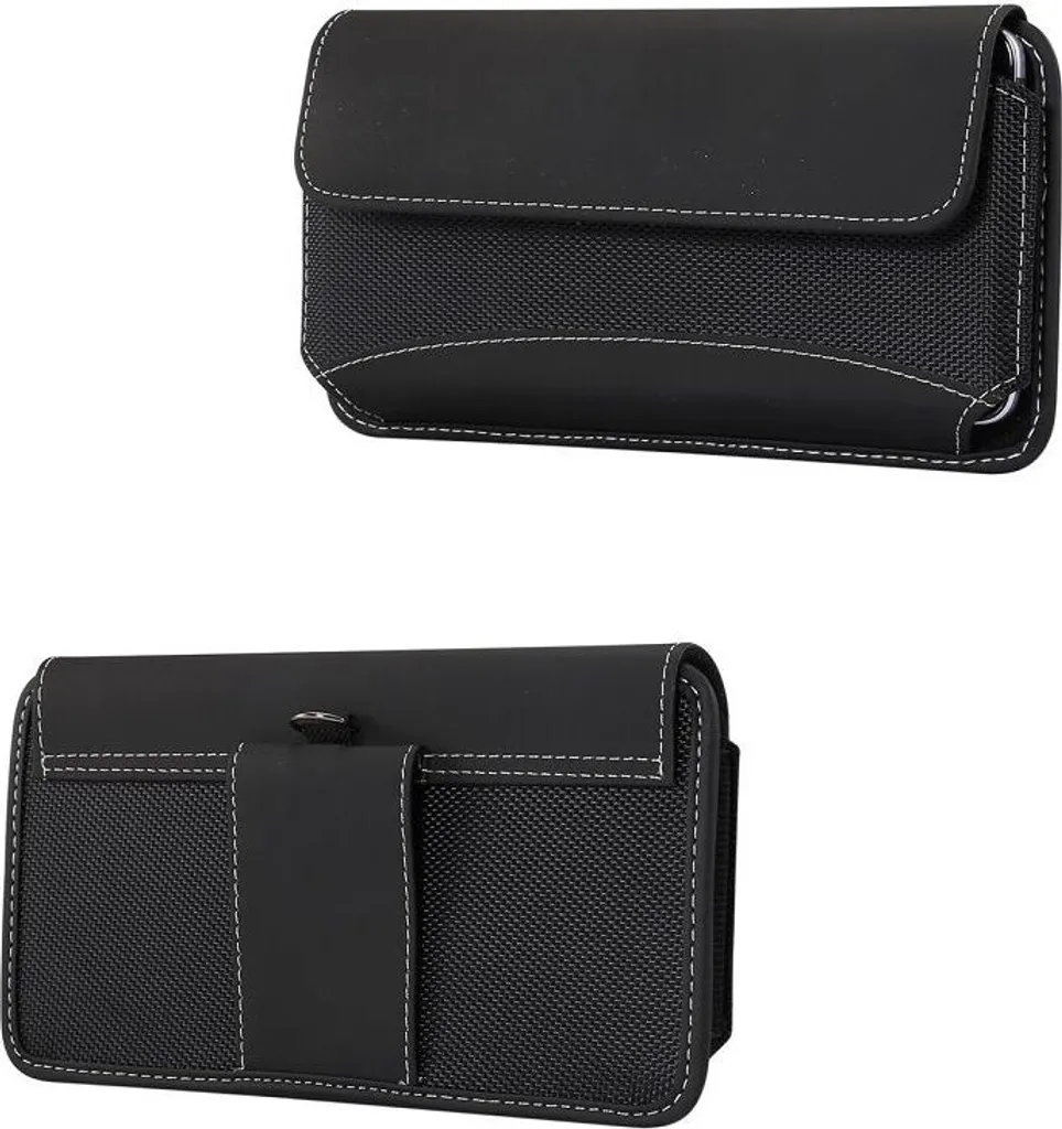 Custodia Cintura Bbk Vivo T1X 5G | DFV mobile Pelle e Nylon Oxford - 6