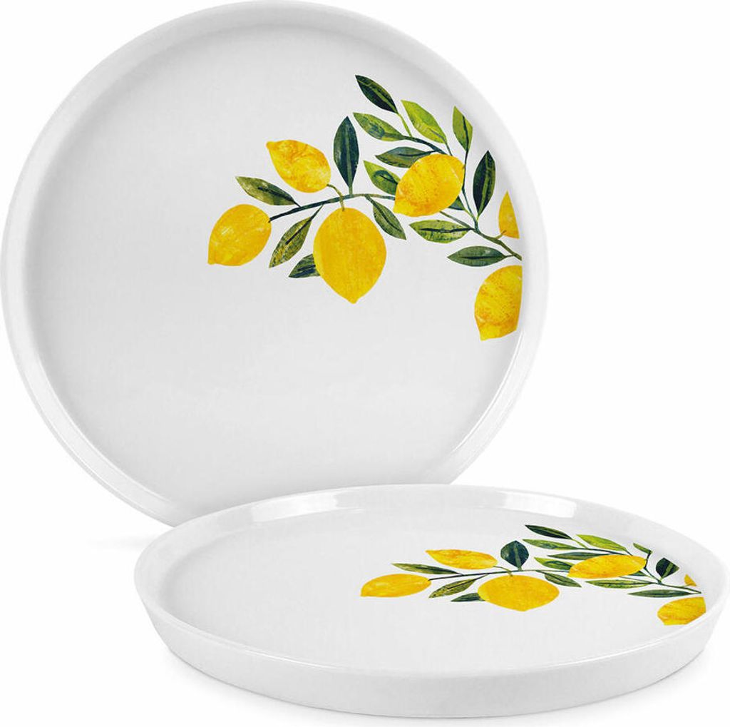 PPD Traceys Citronella Trend Plate 21, Teller, Frühstücksteller, Kuchenteller, New Bone China, Ø 21 cm, 160902563