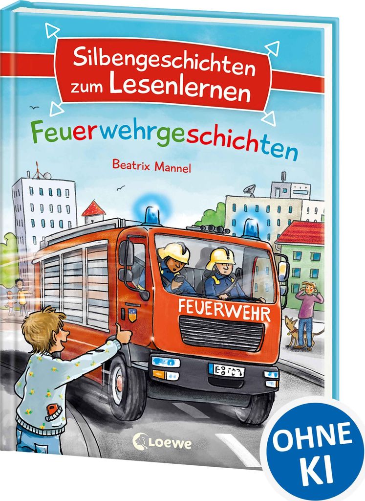 Silbengeschichten zum Lesenlernen - Feuerwehrgeschichten Produktbild 