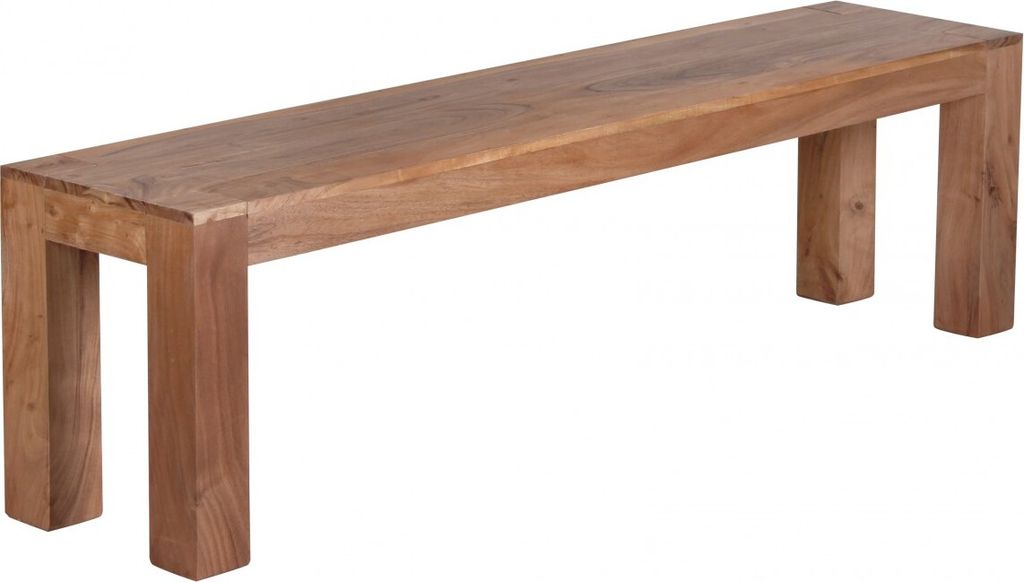 Jedálenská lavica mumbai masívna akácia 160 x 45 x 35 cm Obrázok produktu 5