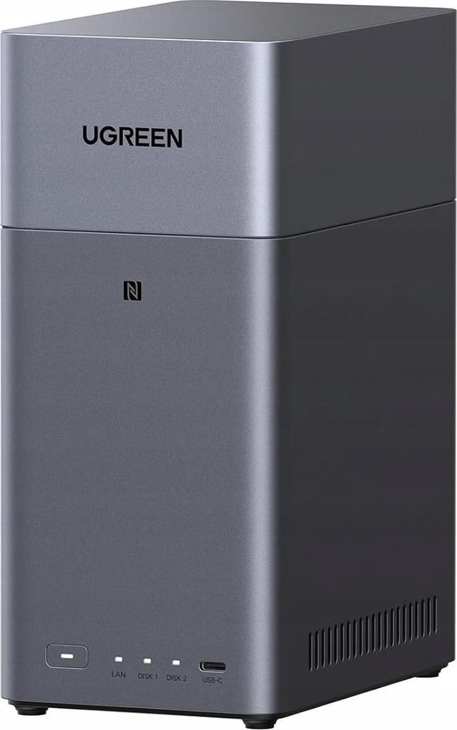 UGREEN NASync DH2300 2-bay NAS 4GB RAM NFC LAN 1GbE AI Bez Zdjęcie produktu 