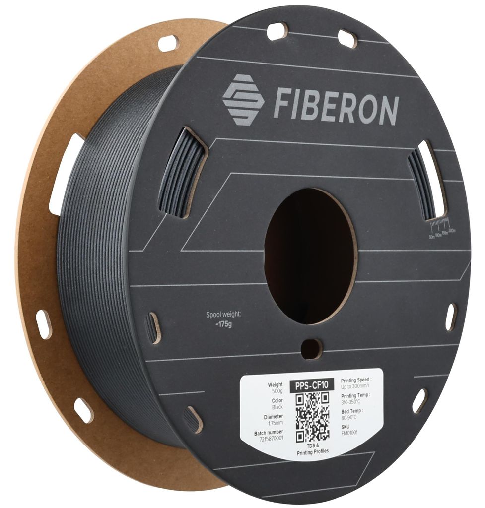 PPS-CF10, filament, czarny, 1,75 mm, 0,5 kg Zdjęcie produktu 