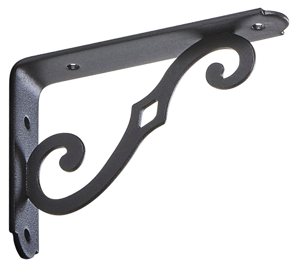 SOTECH Regalkonsole BLACKLINE II 125 x 90 mm schwarz Produktbild 