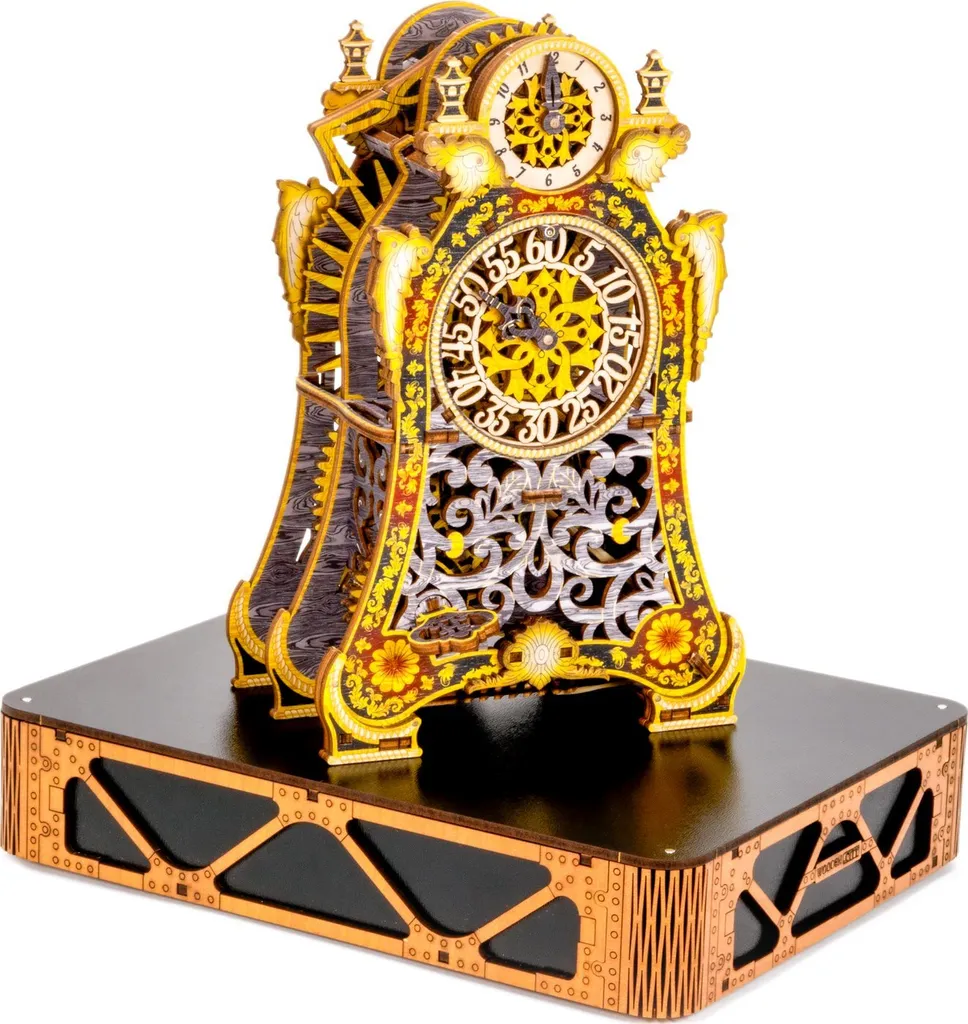 Puzzle 3D Bois Magic Clock WOODEN CITY : Idée Cadeau 149 Pièces Bois