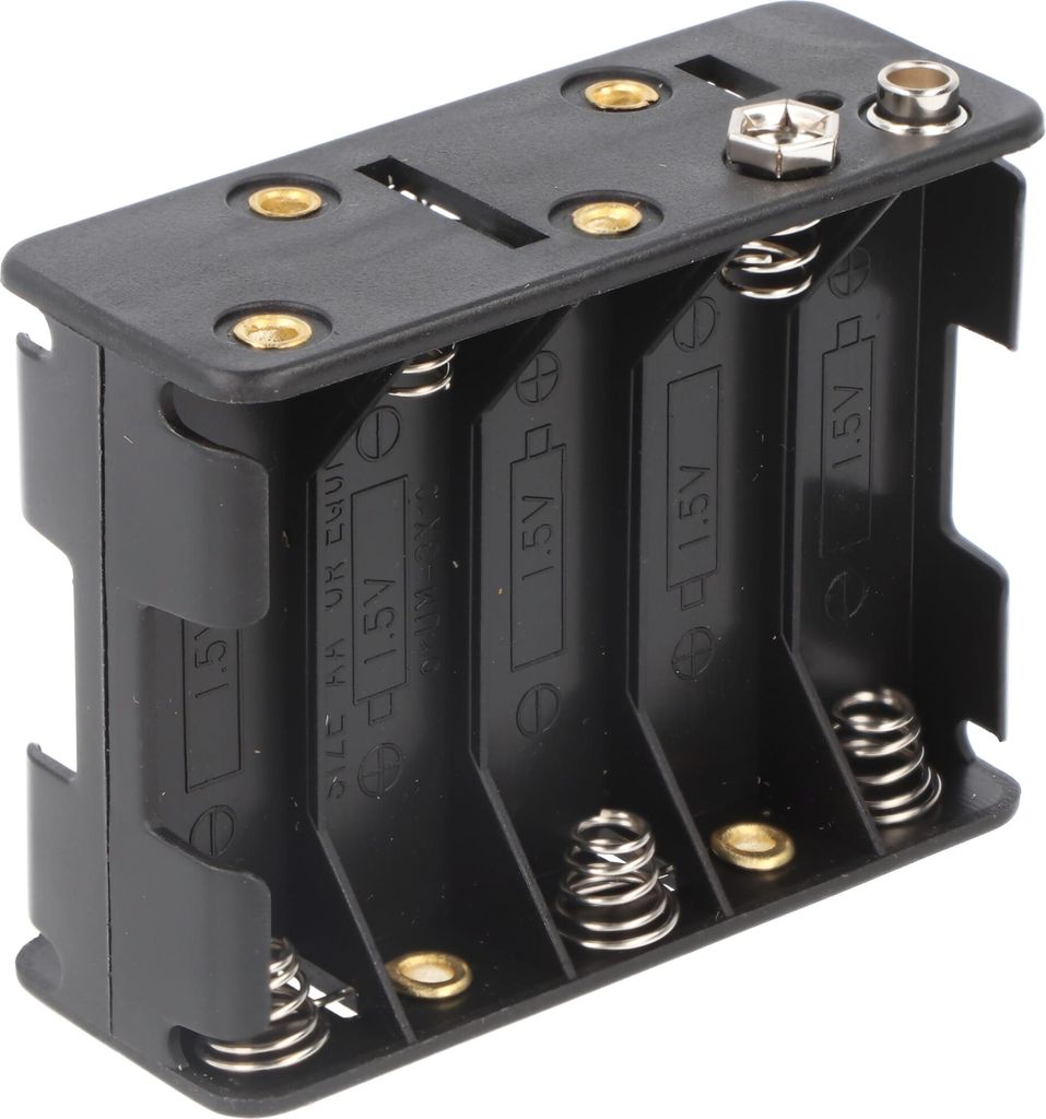 Batteriehalter AA für 10x Mignon LR6 mit Druckknopf